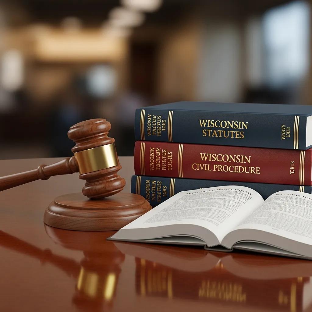 Gendlin, Liverman & Rymer | How to Calculate Personal Injury Claim Value Gavel and legal books representing Wisconsin personal injury laws and statutes